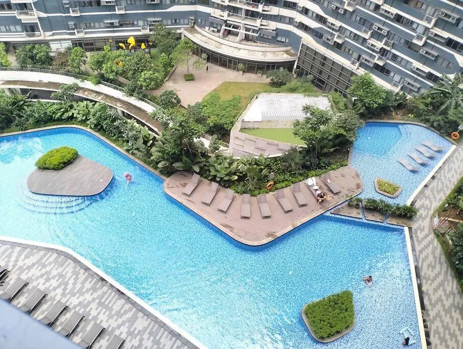 New Makati 1Br Resort View Above Air Mall 50-Inch Smart Tv Manila 0*,