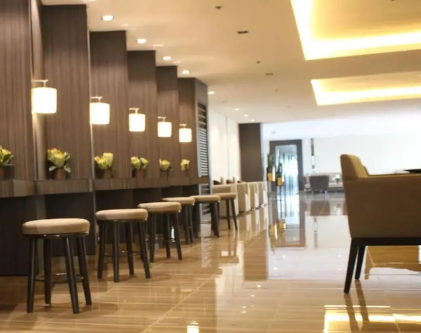 Lägenhet New Makati 1Br Resort View Above Air Mall 50-Inch Smart Tv Manila