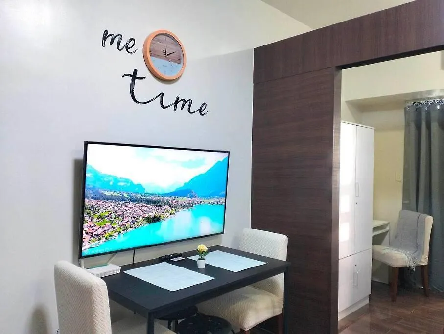 Lägenhet New Makati 1Br Resort View Above Air Mall 50-Inch Smart Tv Manila